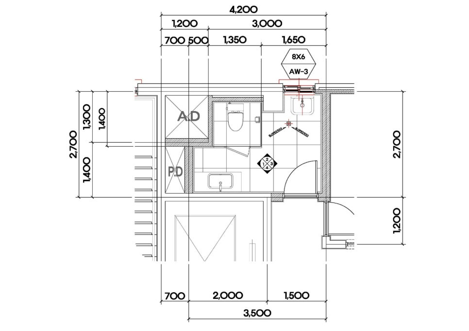 양주(양주시) 큐비클 불곡산 요양원 큐비클 시공 후기: 크림 & 블랙 오크 무광 조합 및 장애인 접이식 문 설치 2 image 1