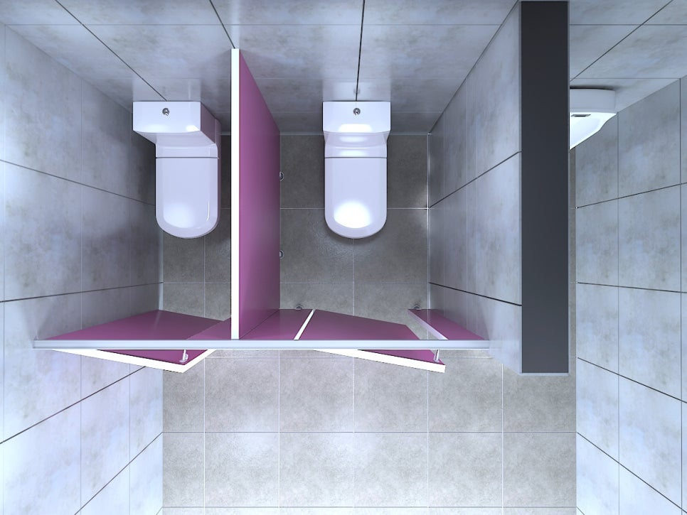 충북 음성(음성군) 큐비클 화장실 칸막이 설치 후기: 노후 건물 리모델링과 진회색 무광의 선택 3 image 123