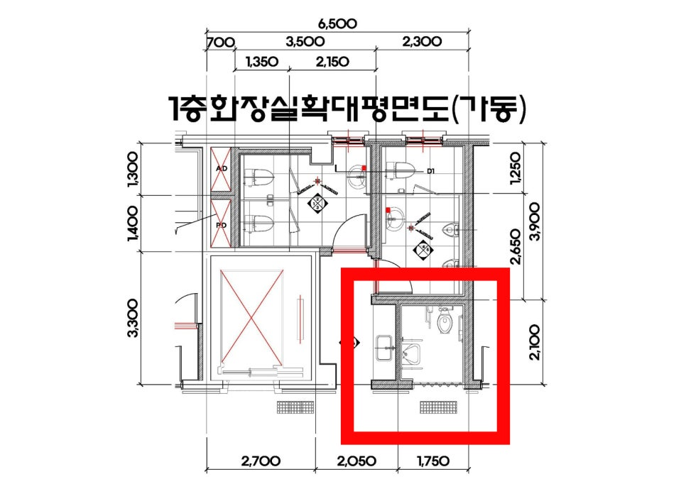 양주(양주시) 큐비클 불곡산 요양원 큐비클 시공 후기: 크림 & 블랙 오크 무광 조합 및 장애인 접이식 문 설치 11 image 16